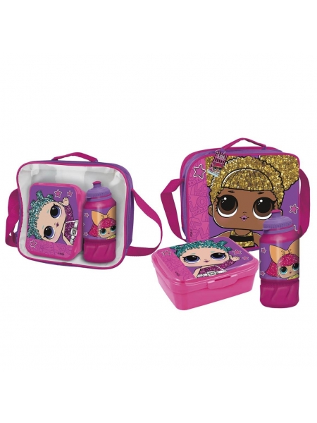 Portamerenda per bambini con accessori Lol